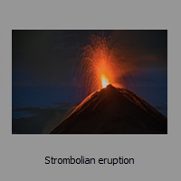 Strombolian eruption